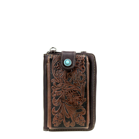 Montana West Tooled Crossbody Phone Purse - Montana West World