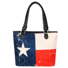 Texas Flag Canvas Tote Bag - Montana West World