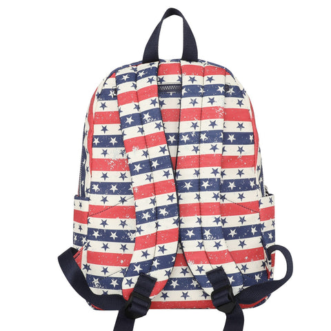 Montana West Star And Stripe Print Backpack - Montana West World