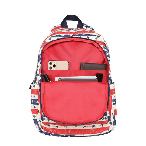 Montana West Star And Stripe Print Backpack - Montana West World