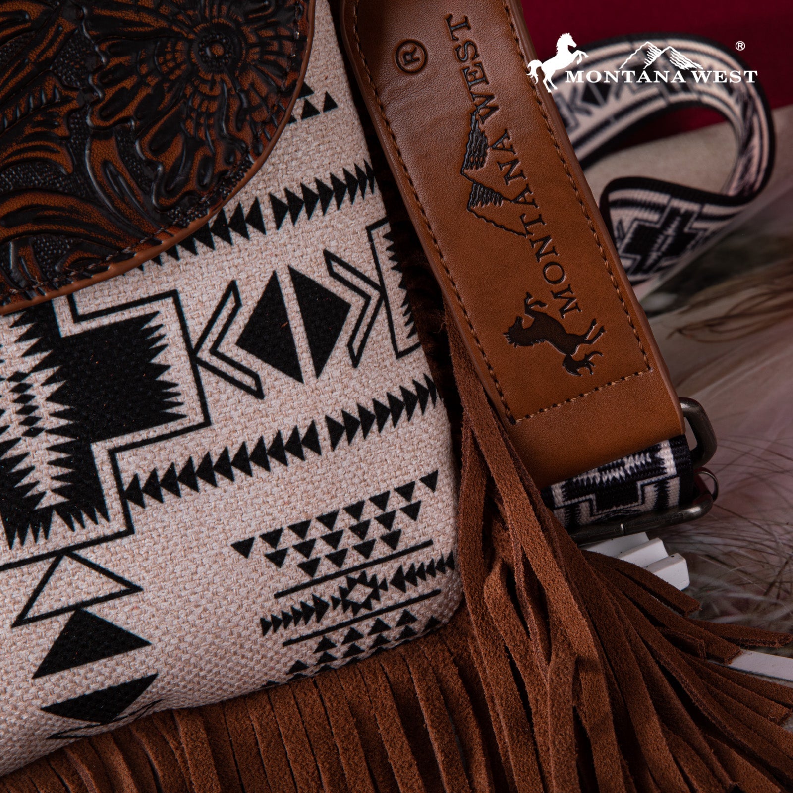Montana West Aztec Collection Crossbody Bag - Montana West World