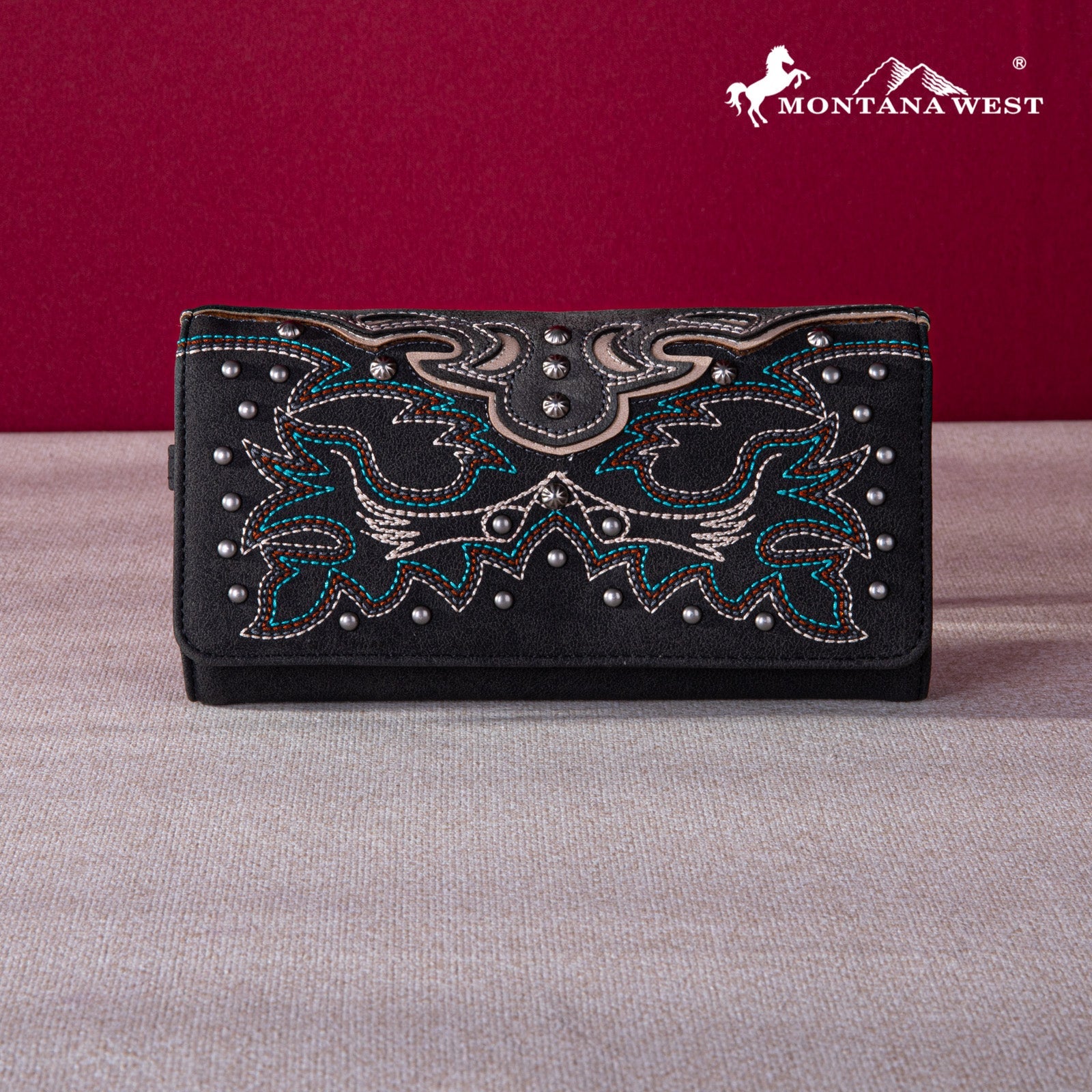 Montana West Embroidered Collection Wallet - Montana West World