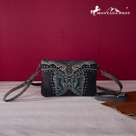 Montana West Embroidered Collection Clutch/Crossbody - Montana West World