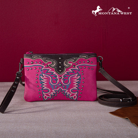 Montana West Embroidered Collection Clutch/Crossbody - Montana West World