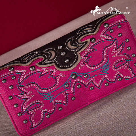 Montana West Embroidered Collection Wallet - Montana West World