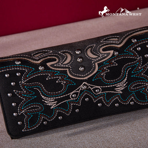 Montana West Embroidered Collection Wallet - Montana West World