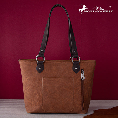 Montana West Embroidered Collection Concealed Carry Tote - Montana West World