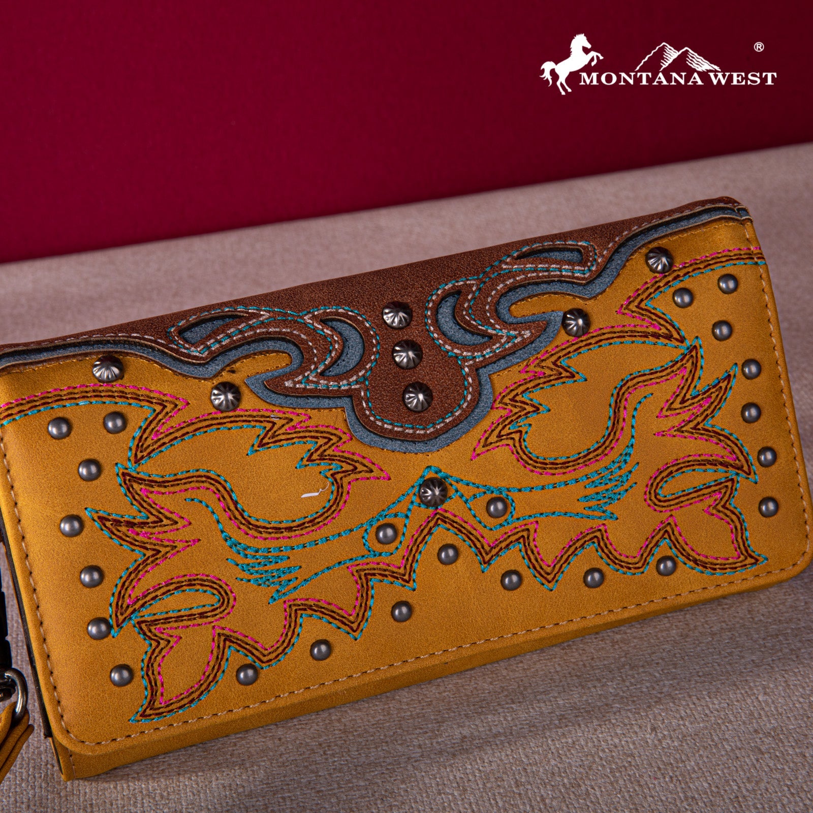 Montana West Embroidered Collection Wallet - Montana West World