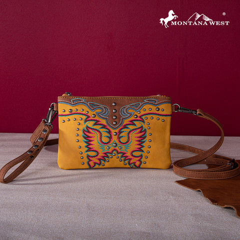 Montana West Embroidered Collection Clutch/Crossbody - Montana West World