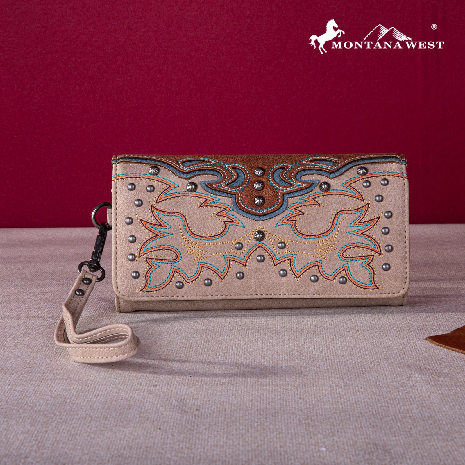 Montana West Embroidered Collection Wallet - Montana West World