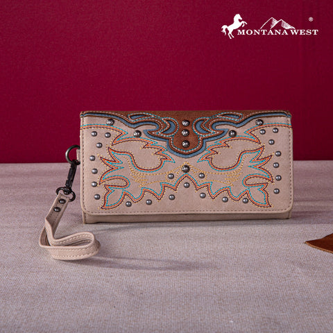 Montana West Embroidered Collection Wallet - Montana West World