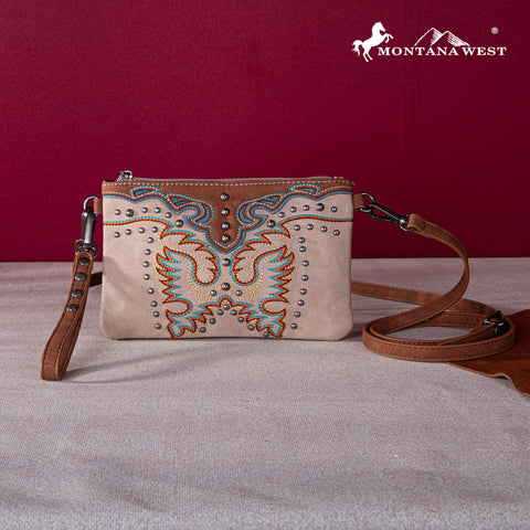 Montana West Embroidered Collection Clutch/Crossbody - Montana West World