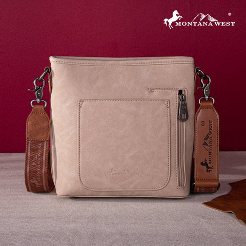 Montana West Embroidered Concealed Carry Crossbody Bag - Montana West World