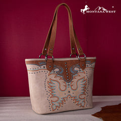 Montana West Embroidered Collection Concealed Carry Tote - Montana West World