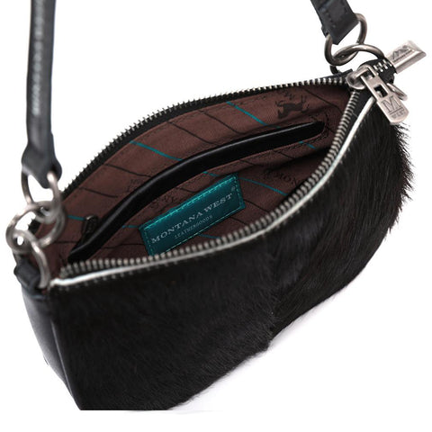 Montana West 100% Genuine Leather Calf Hair Crossbody bag - Montana West World