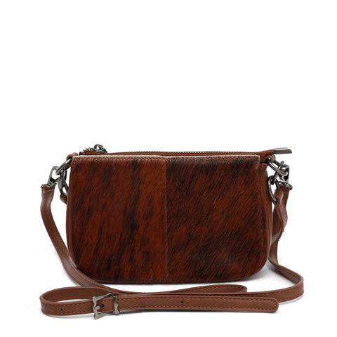 Montana West 100% Genuine Leather Calf Hair Crossbody bag - Montana West World