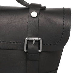 Montana West Genuine Leather Buckle Mini Tote Crossbody Bag - Montana West World