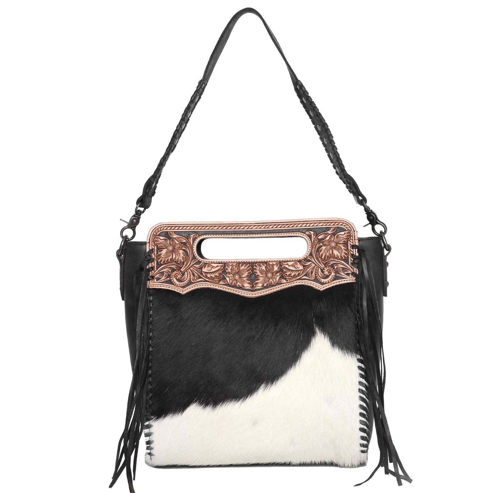 Montana West Western Tooled Hair-on Concealed Carry Hobo - Montana West World