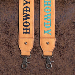 Montana West Embroidered Letter Crossbody Shoulder Strap - Montana West World