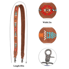 Montana West Embroidered Aztec Crossbody Shoulder Strap - Montana West World