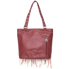 Montana West Fringe American Flag Canvas Tote Bag - Montana West World