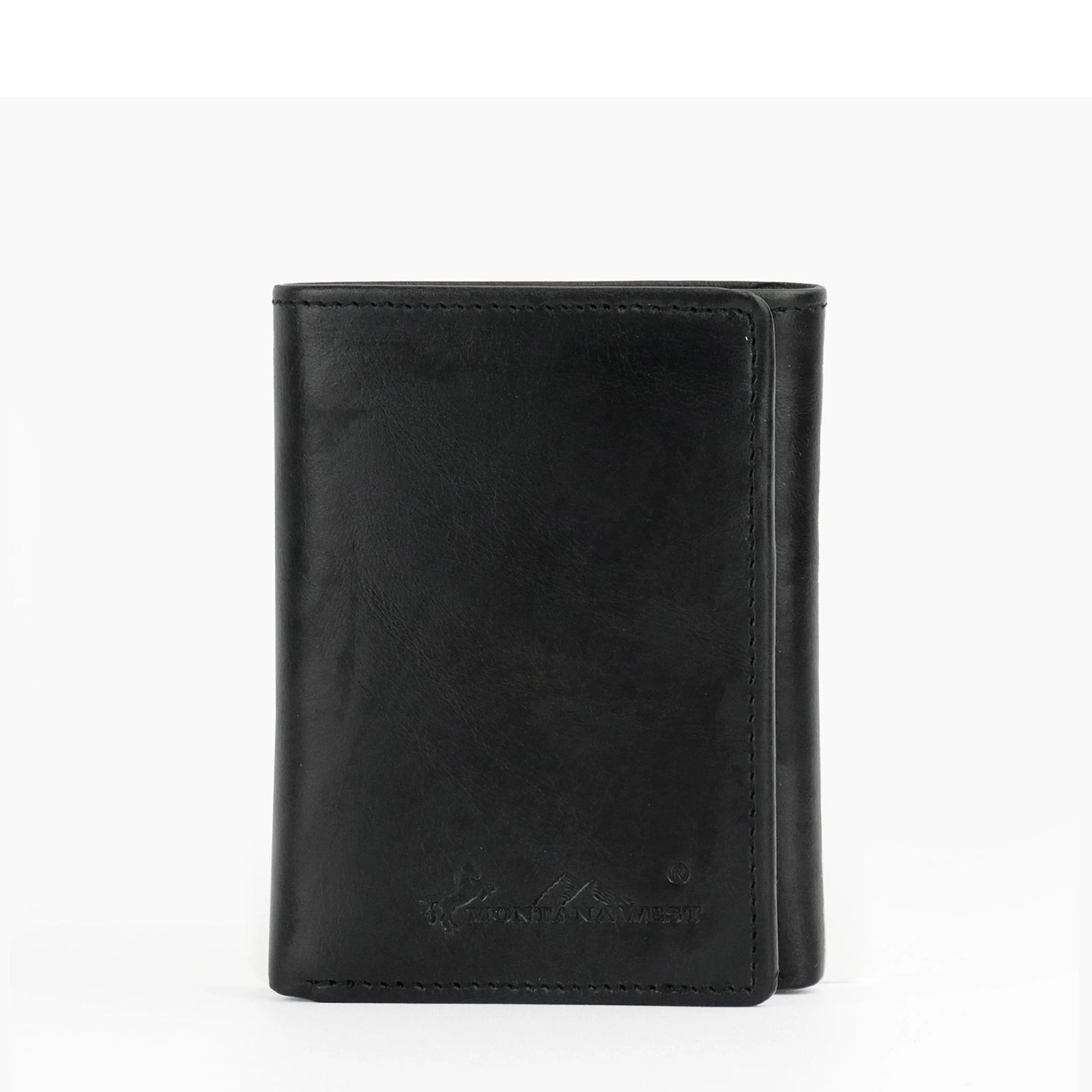 Montana West Genuine Leather Men's Tri-Fold Wallet - Montana West World