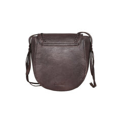 Montana West Real Leather Concho Collection Crossbody Bag - Montana West World