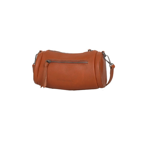 Montana West Real Leather Cow-Hide Collection Mini Barrel Bag - Montana West World