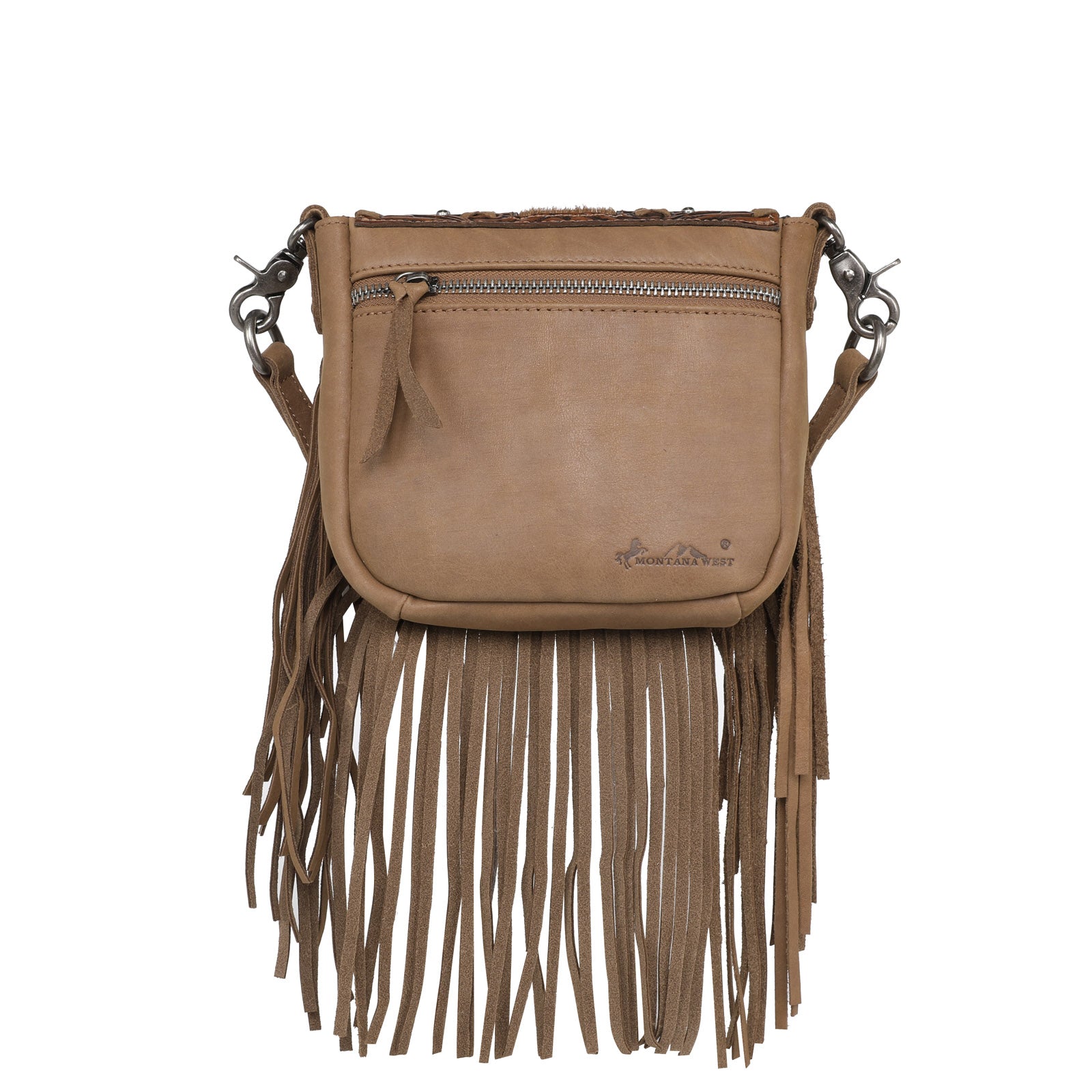 Marie ” Tooled Hand Painted Fringe Crossbody Bag – Ale Accessories