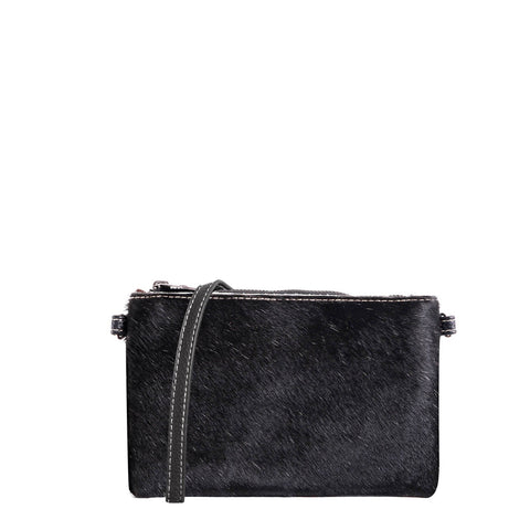 Montana West Hair-On Cowhide Leather Clutch - Montana West World