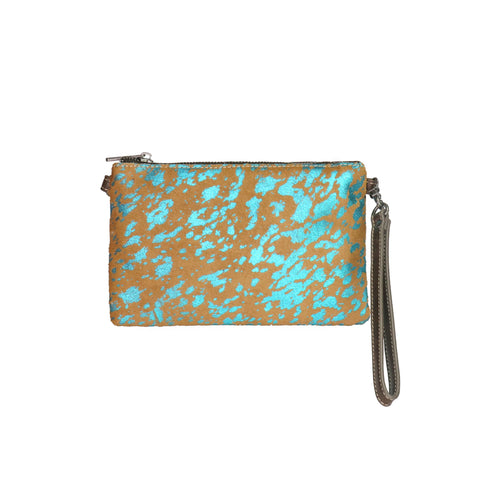 Montana West Hair-On Cowhide Leather Clutch - Montana West World