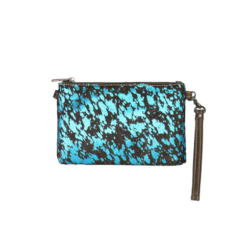 Montana West Hair-On Cowhide Leather Clutch - Montana West World