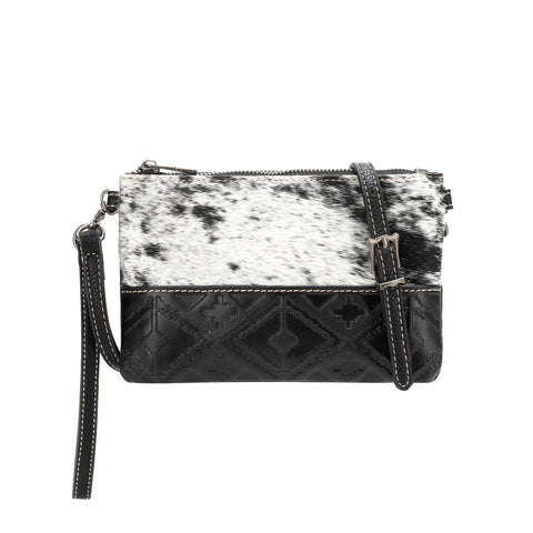 Montana West Hair-On Cowhide Aztec Crossbody Clutch - Montana West World