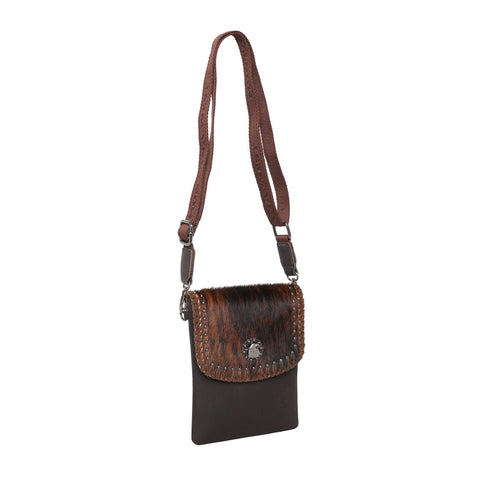 Montana West Hair-On Cowhide Leather Crossbody - Montana West World