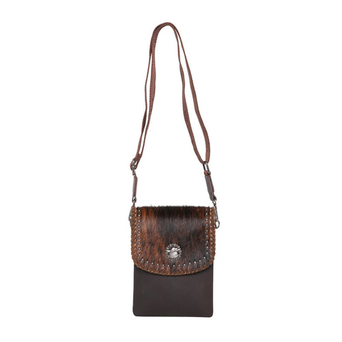 Montana West Hair-On Cowhide Leather Crossbody - Montana West World