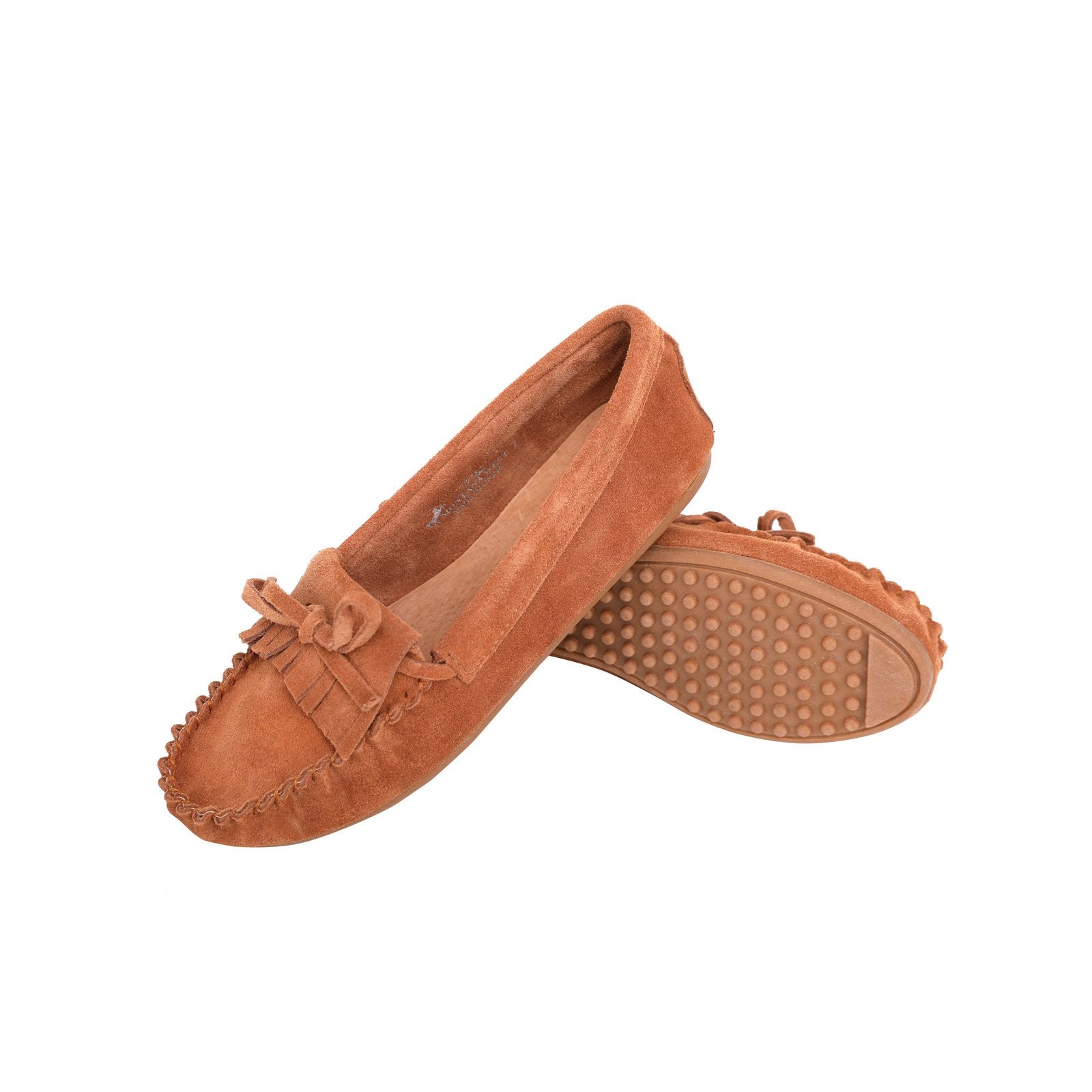 Leather Suede Moccasin Slipper - Montana West World