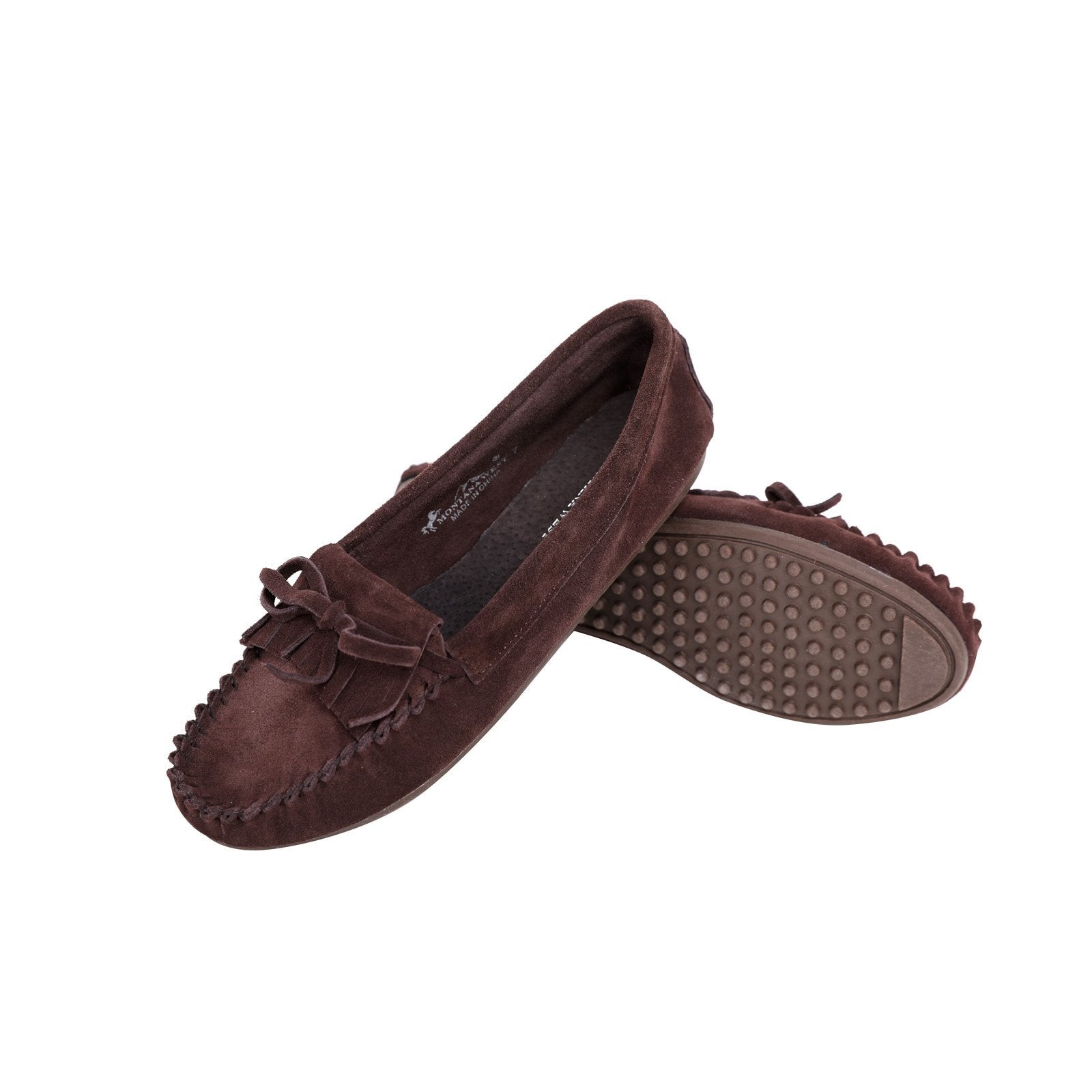 Leather Suede Moccasin Slipper - Montana West World