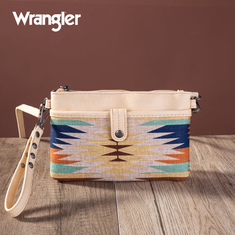 Wrangler Aztec Print Crossbody Clutch - Montana West World