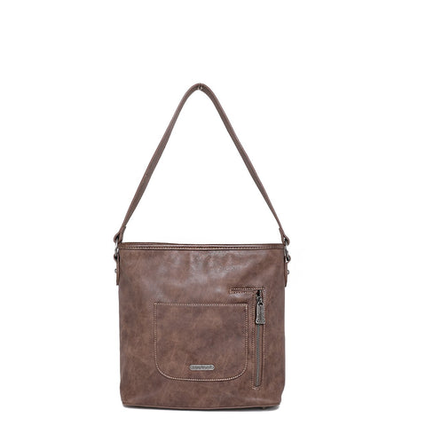 Trinity Ranch Hair-On Collection Concealed Carry Hobo - Montana West World