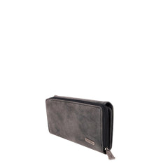 Trinity Ranch Hair-On Cowhide Western Wallet - Montana West World