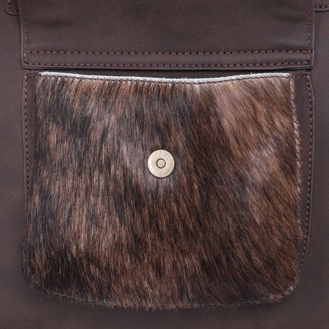 Trinity Ranch Hair-On Leather Collection Concealed Handgun Tote - Montana West World