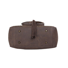 Trinity Ranch Hair-On Leather Collection Concealed Handgun Tote - Montana West World