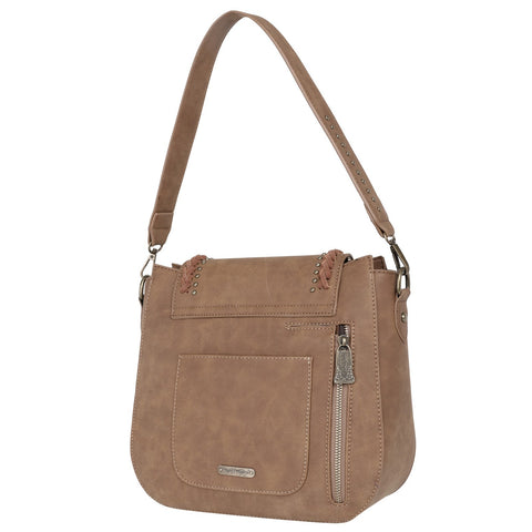 Trinity Ranch Hair-On Leather Collection Concealed Handgun Hobo - Montana West World