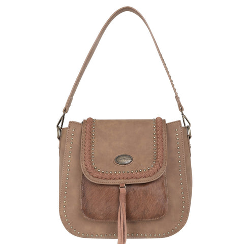 Trinity Ranch Hair-On Leather Collection Concealed Handgun Hobo - Montana West World