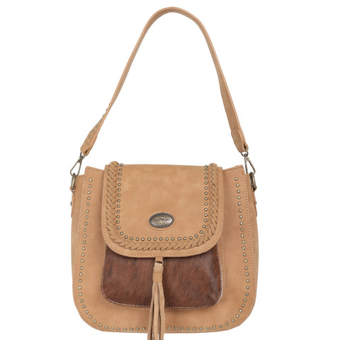 Trinity Ranch Hair-On Leather Collection Concealed Handgun Hobo - Montana West World