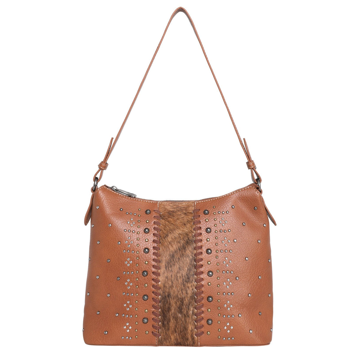 Trinity Ranch Hair-On Leather Studs Collection Concealed Handgun Hobo - Montana West World