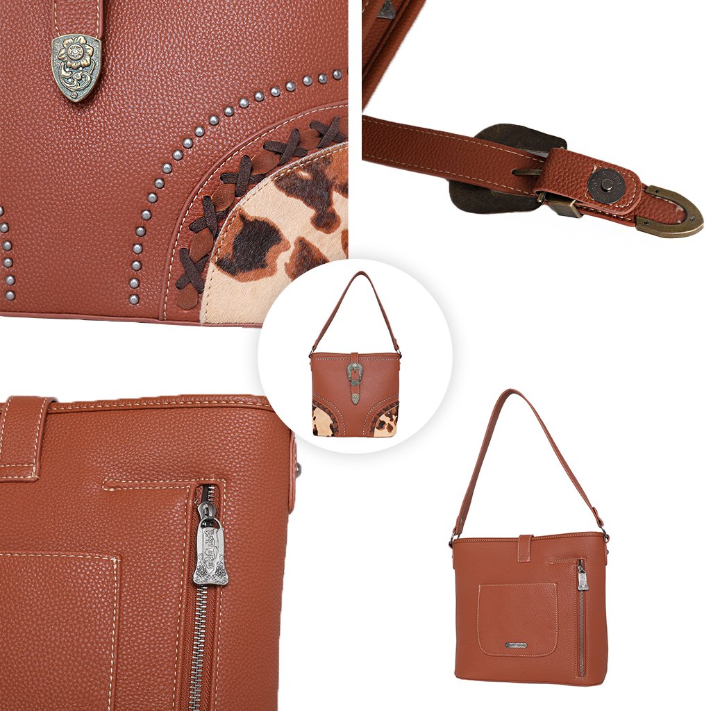 Trinity Ranch Embossed Collection Concealed Carry Hobo - Montana West World