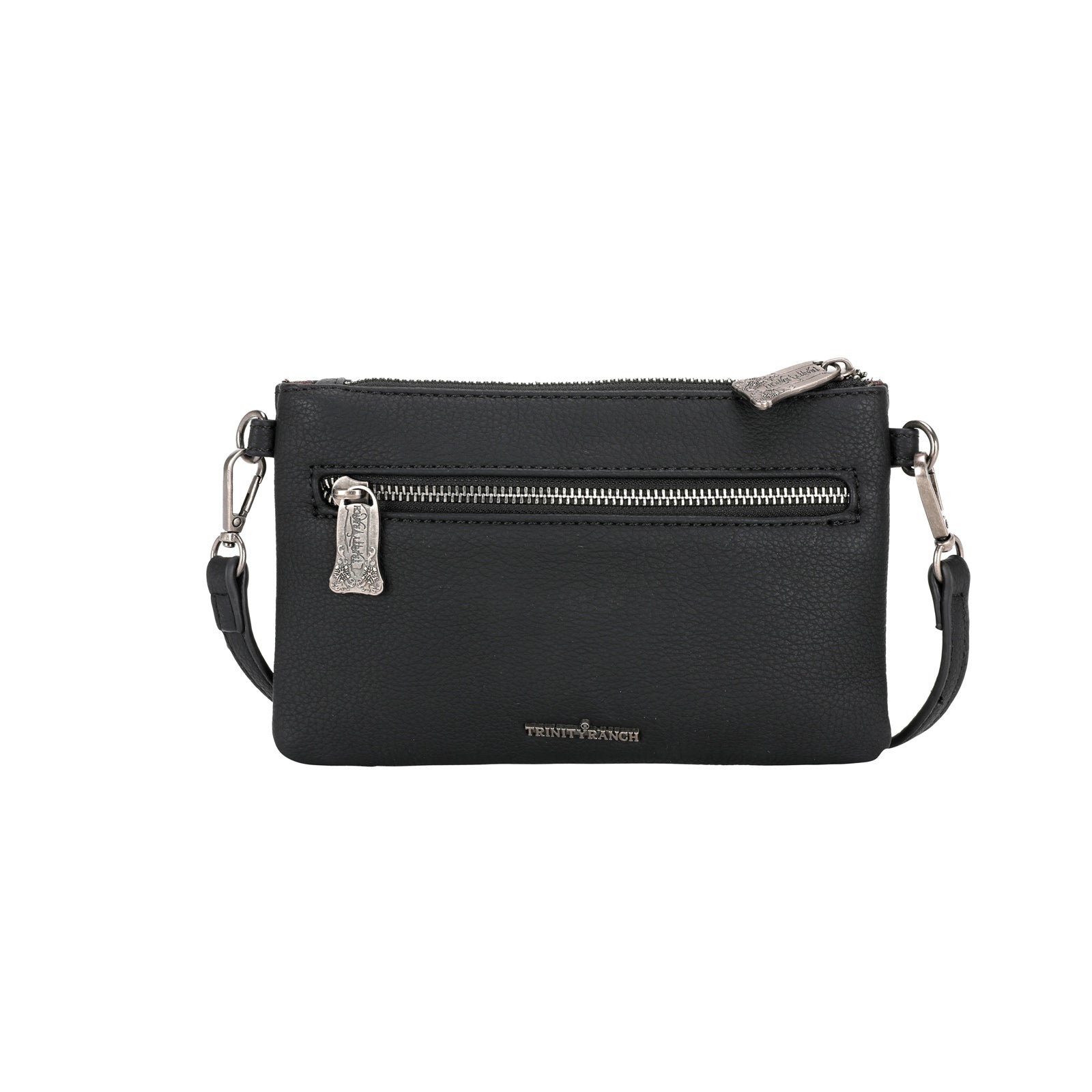 Trinity Ranch Hair-On Cowhide Collection Crossbody Clutch - Montana West World