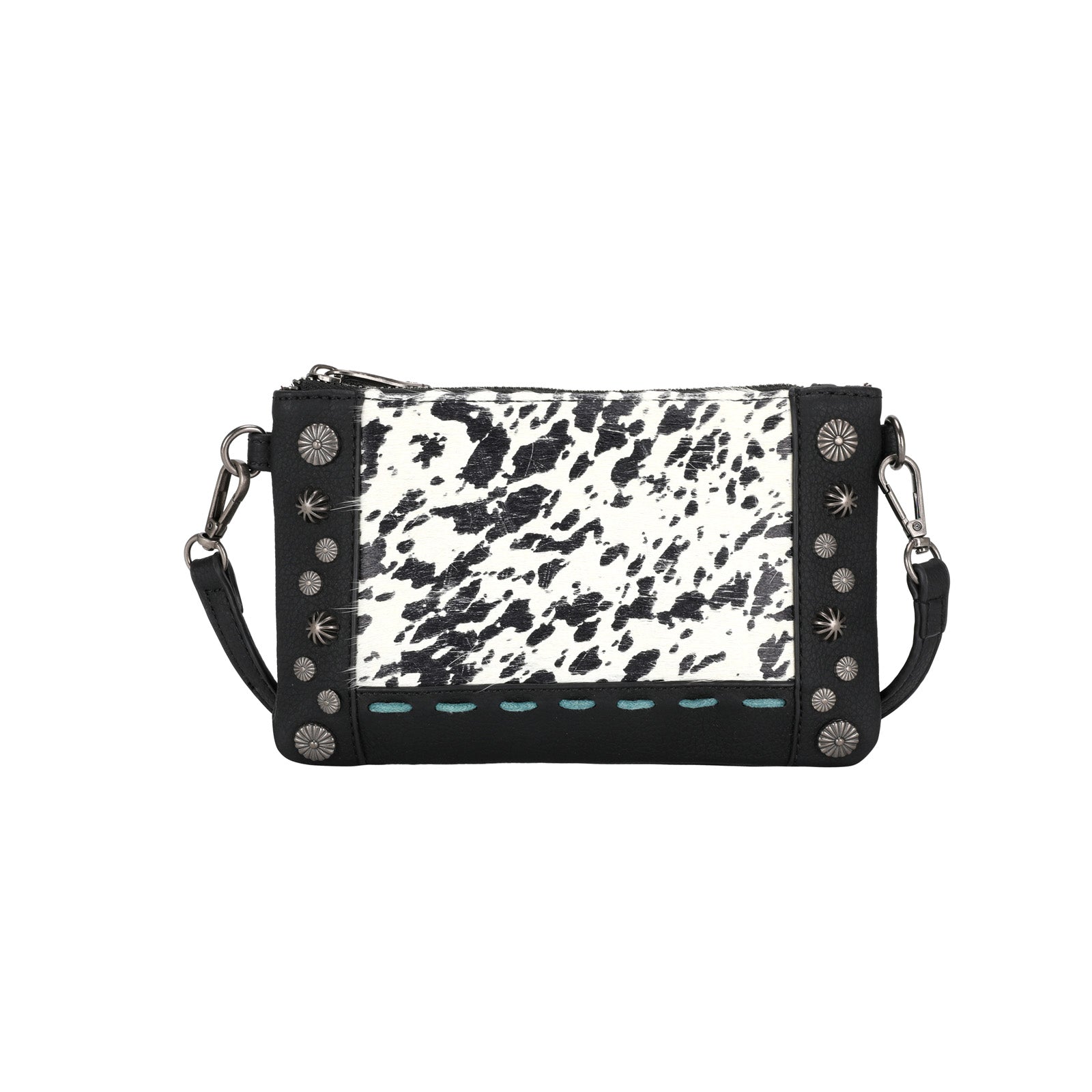 Trinity Ranch Hair-On Cowhide Collection Crossbody Clutch - Montana West World