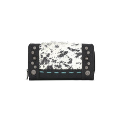 Trinity Ranch Hair-On Cowhide Collection Wallet - Montana West World